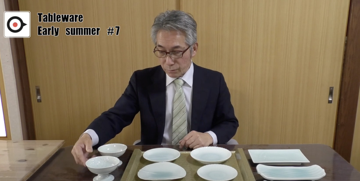 初夏〜夏に涼しさを感じていただける【青白磁のお皿をご紹介】 Tableware Early summe vol.47