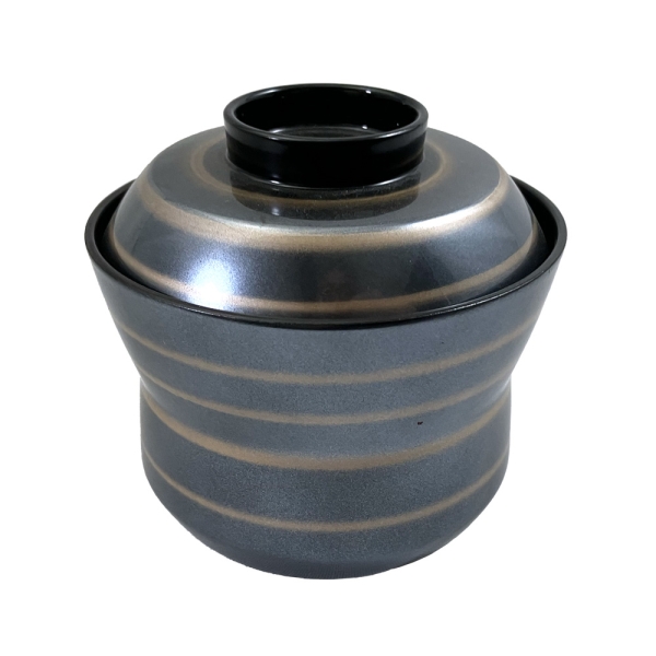 黒銀金輪杵形小吸椀