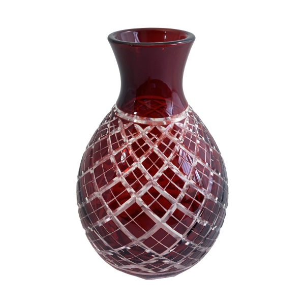 重ね矢来徳利赤　280ml(1)