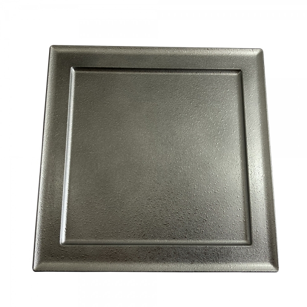 銀石目裏黒65漆遊角皿