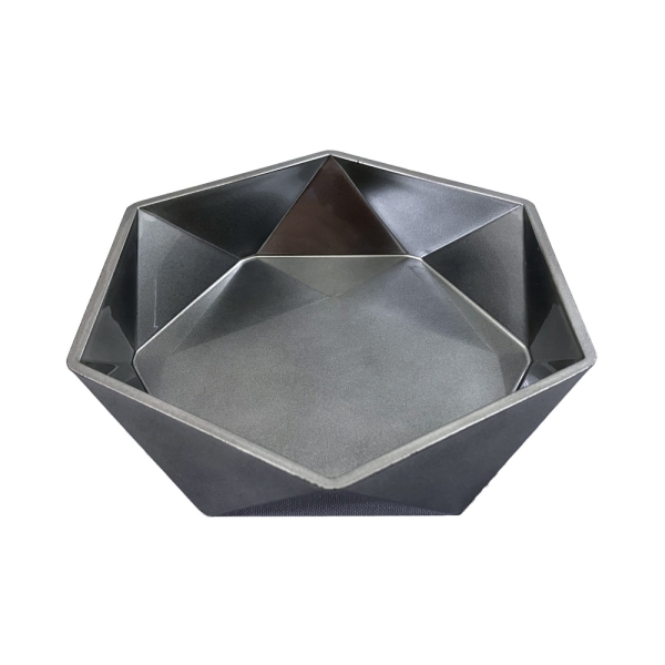 ダイヤ盛器華秀塗（シルバー）